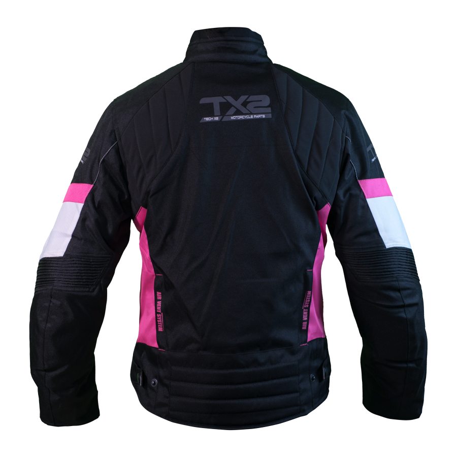 Chamarra TECHX2 SP-1331 Negro Rosa