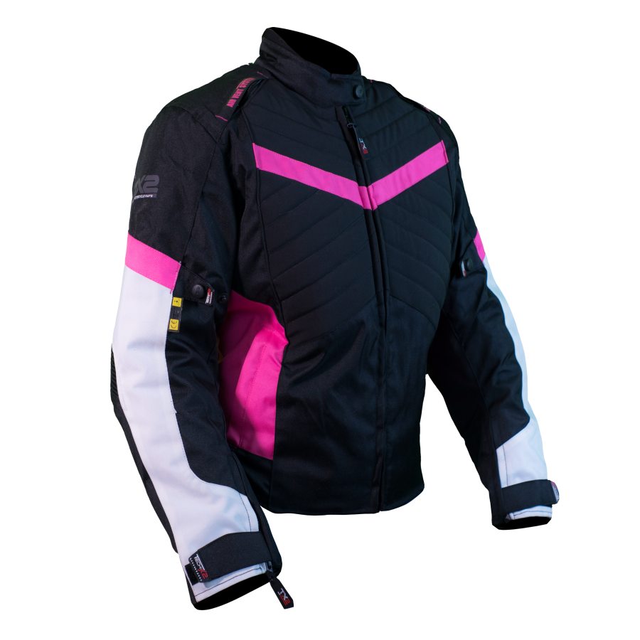 Chamarra TECHX2 SP-1331 Negro Rosa