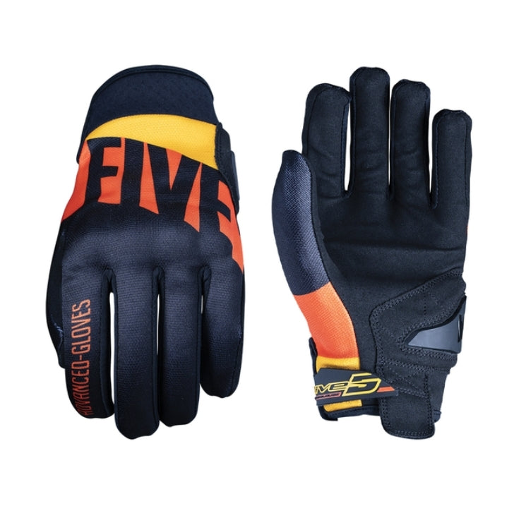 Guantes Five Urban Glove Replica Gamma Negro/Naranja - Moto Helmets  -  - Equipo, guantes