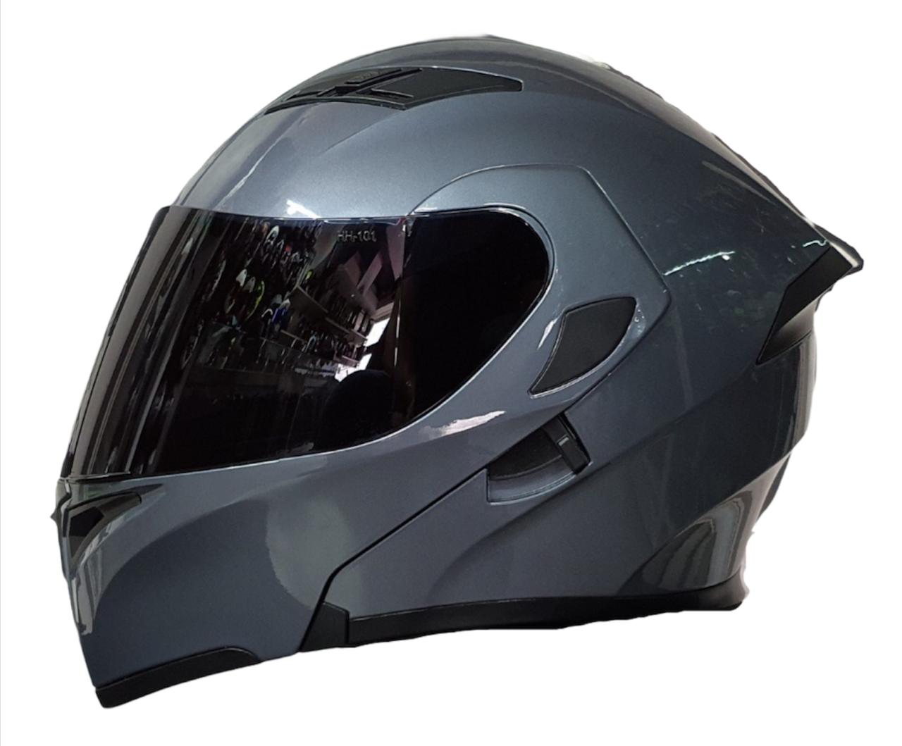 Casco Abatible R7 Unscarred Gris - Moto Helmets  -  - Abatibles, Cascos, Equipamento Mujer, Modulares