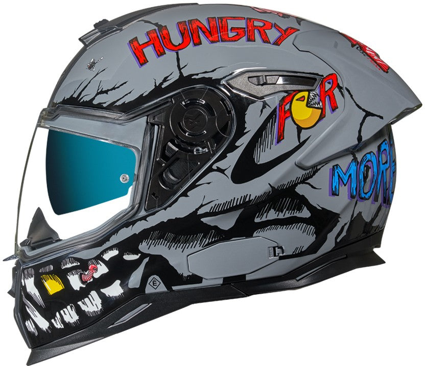 Casco SX.100R Nexx Hungry Miles Nardo Gris - Moto Helmets  -  - Cascos, Integrales