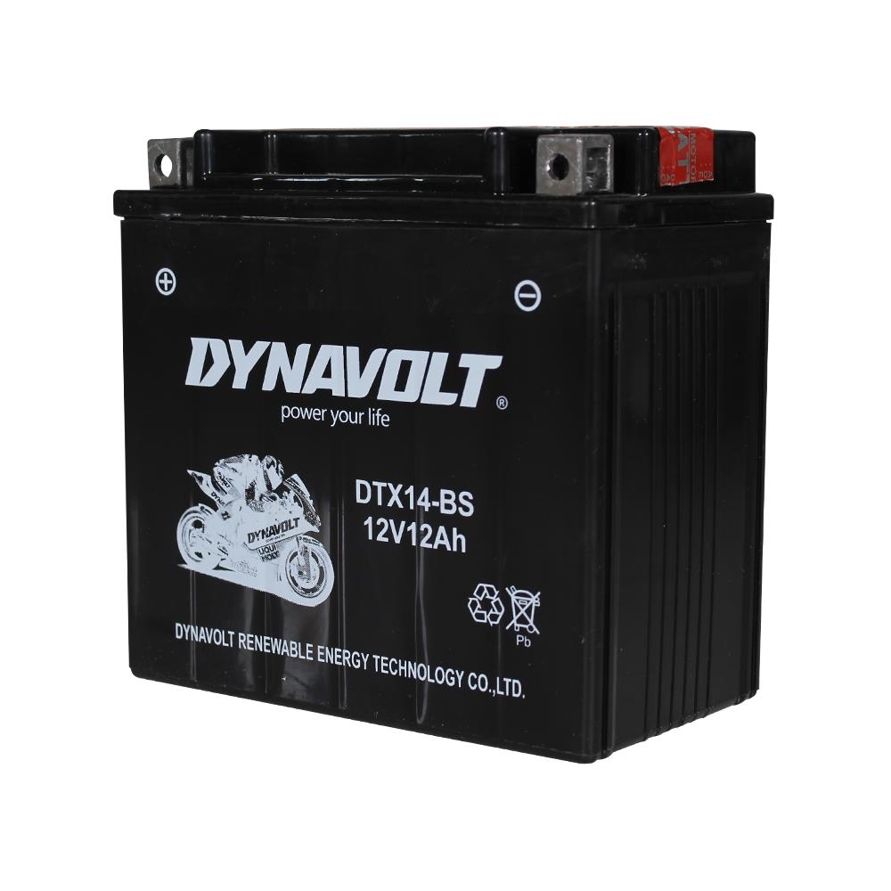 Batería Sellada  Dynavolt DTX14-BS (YTX14-BS) - Moto Helmets  -  - Baterías, Piezas para moto