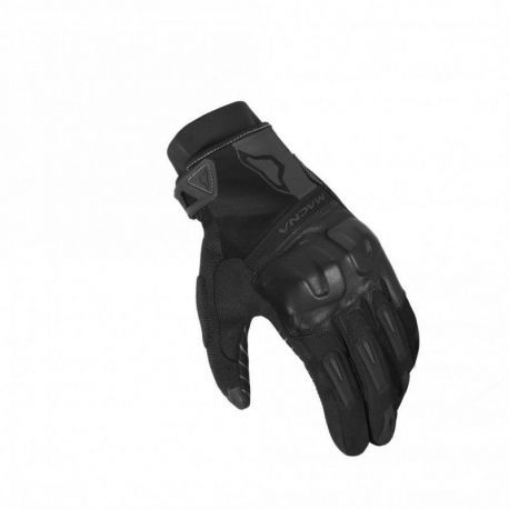 Guantes Text Piel Attila Negro Macna