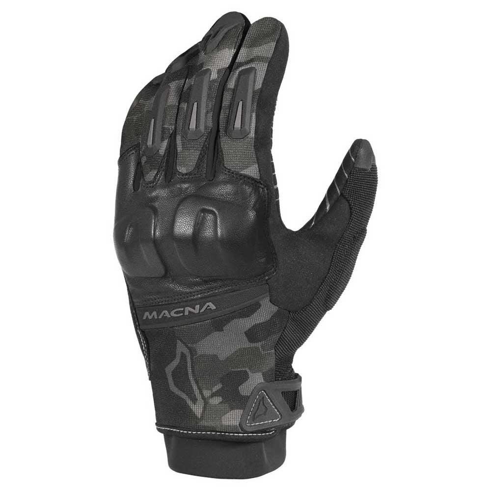 Guantes Text Piel Attila Negro Camuflage Macna