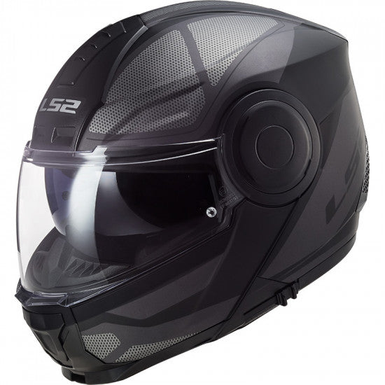 Casco Abatible LS2 Scope Axis Ngo/Titanium FF902 - Moto Helmets  -  - Abatibles, Cascos, Modulares