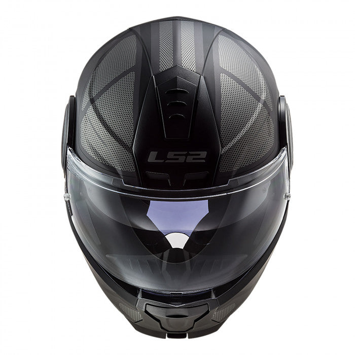  LS2 Helmets- Casco modular estroboscópico, XS, Negro :  Automotriz