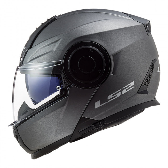 Casco Abatible LS2 Scope Solid Titanium FF902 - Moto Helmets  -  - Abatibles, Cascos, Cascos Mujer, Equipamento Mujer, Modulares