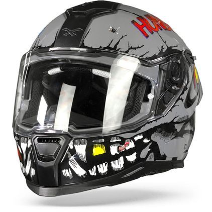 Casco SX.100R Nexx Hungry Miles Nardo Gris - Moto Helmets  -  - Cascos, Integrales