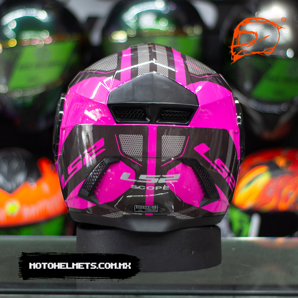 Casco Abatible Modular Ls2 Ff902 Scope Arch Mate Rosa Mujer Tamaño del casco  M